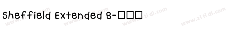 Sheffield Extended B字体转换